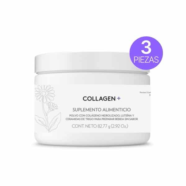 Collagen+ Nuevo Kit de 3 Collagen+, perfecto para acompañar tu rutina durante tres meses
